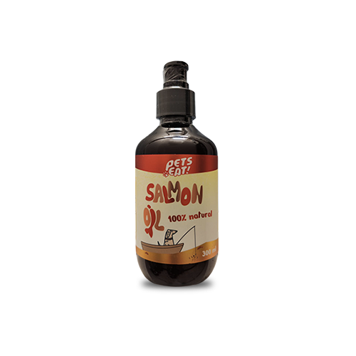 Aceite de salmón 100% natural para mascotas